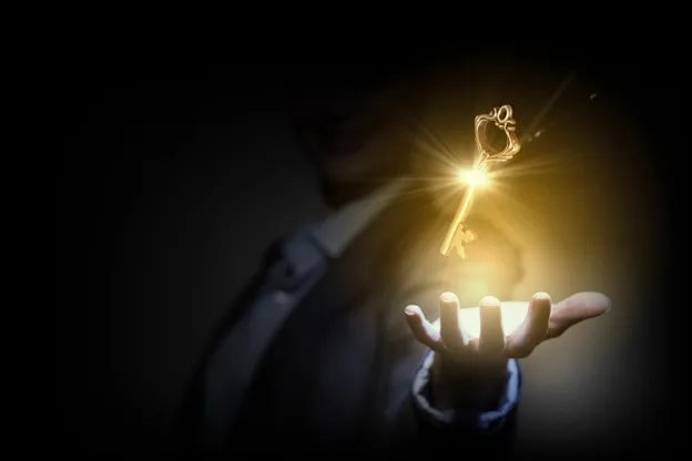 Magical Key that represents paragraph