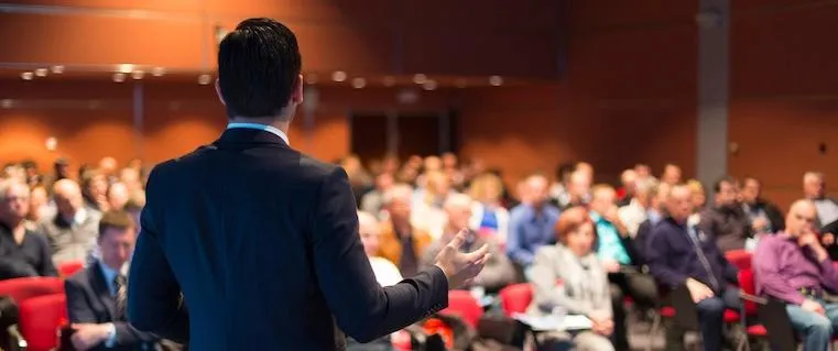 Public speaking to an audience