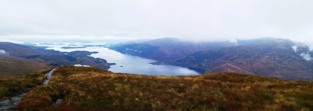 First image location can be seen at the right side of the lake. Picture was taken near the top of the mountain.