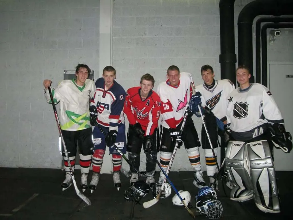 Morning routine at the rink