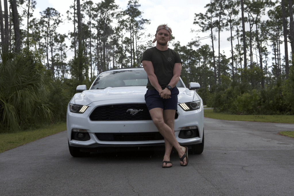 Mustang from front