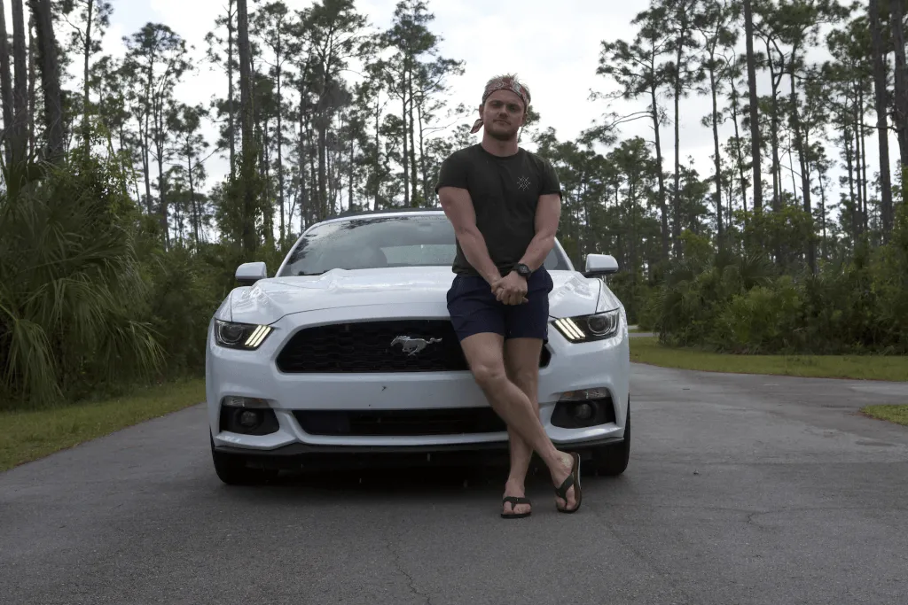 Mustang from front