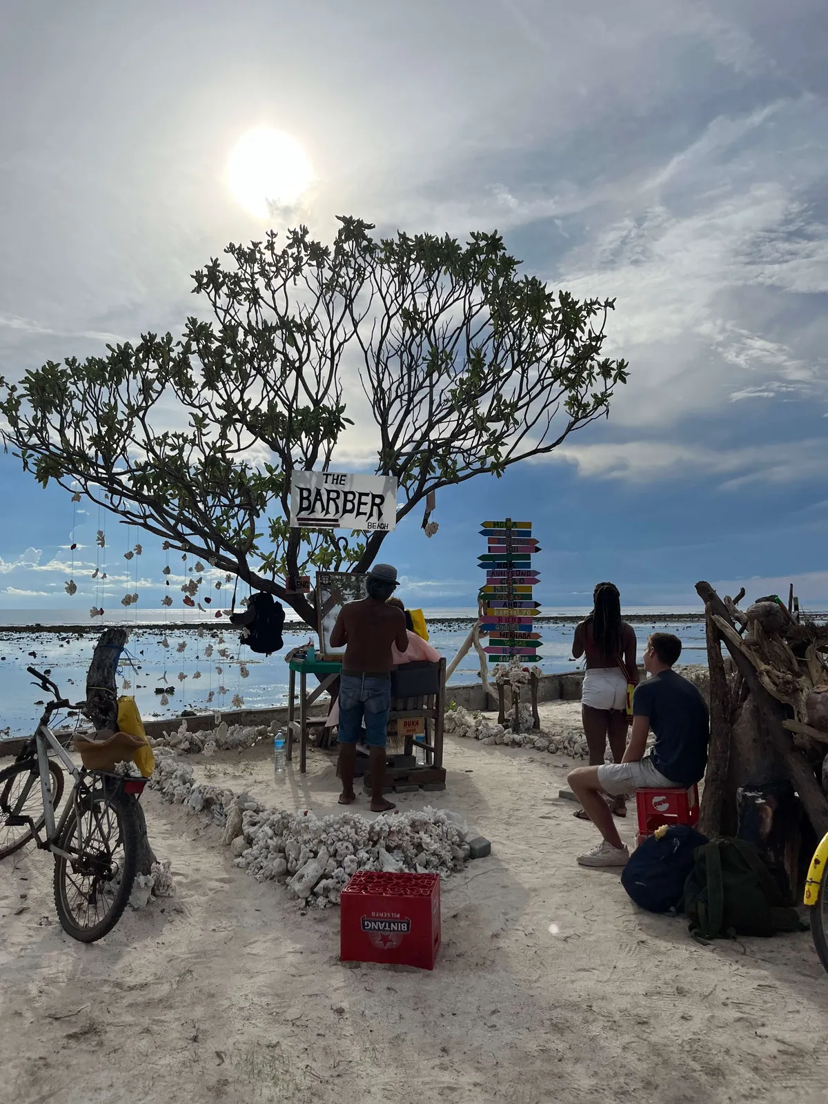 Beach barber