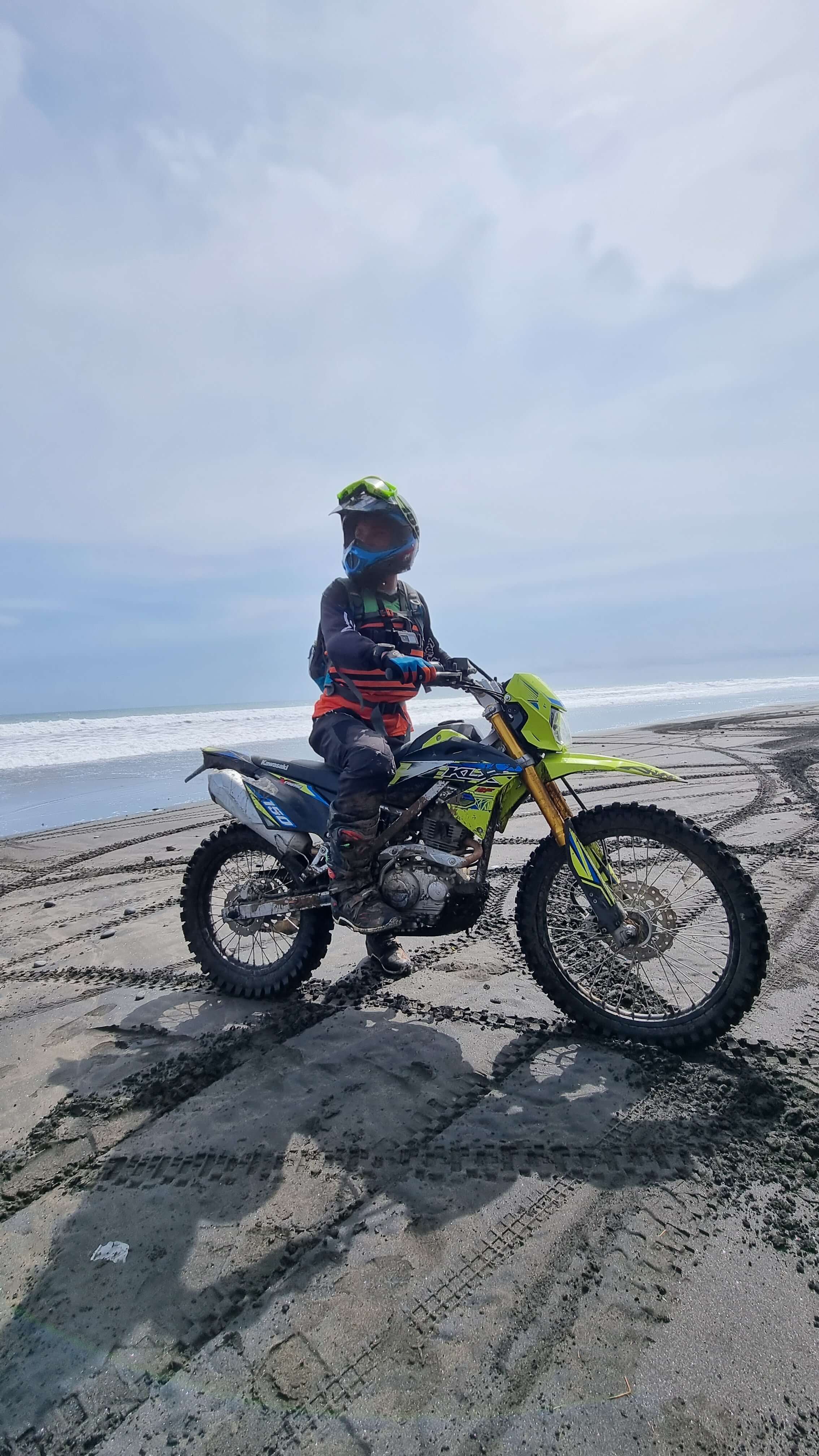 Dirt bike beach