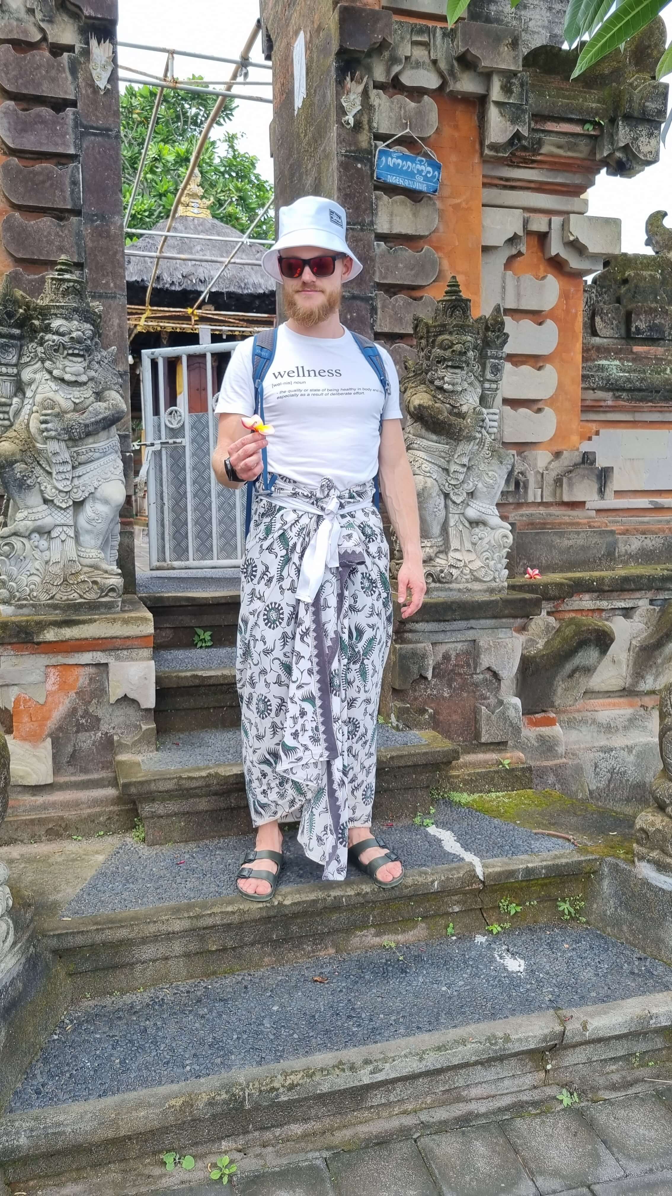 Temple in traditional dress