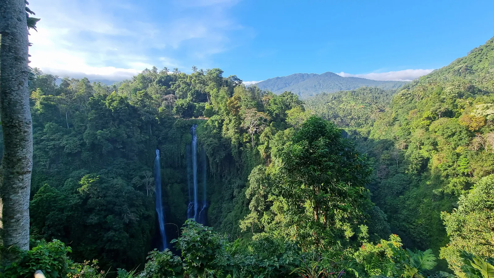 Waterfall from distance