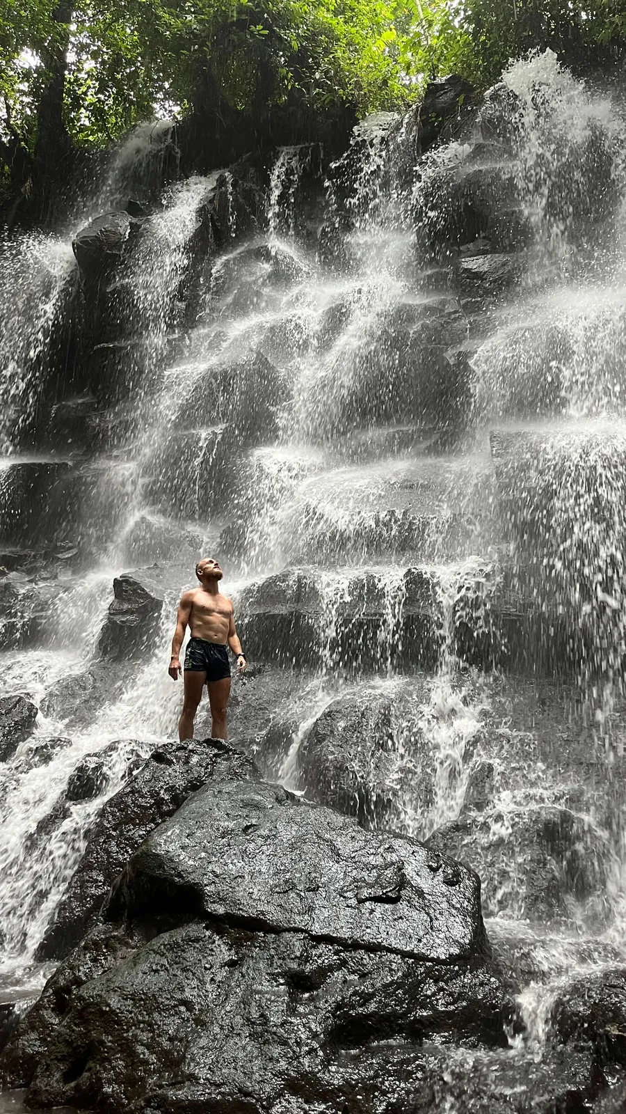 Waterfall rocks