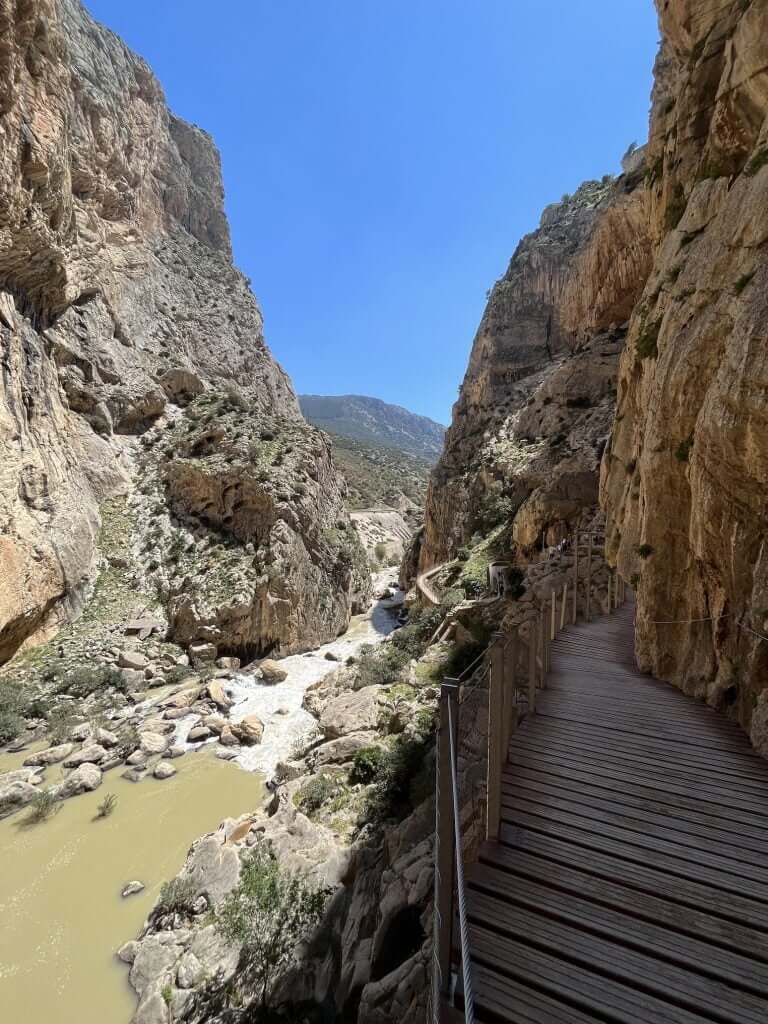 Hiking through the gorge
