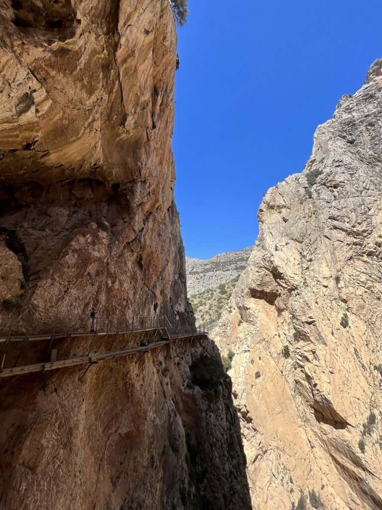 View along the gorge