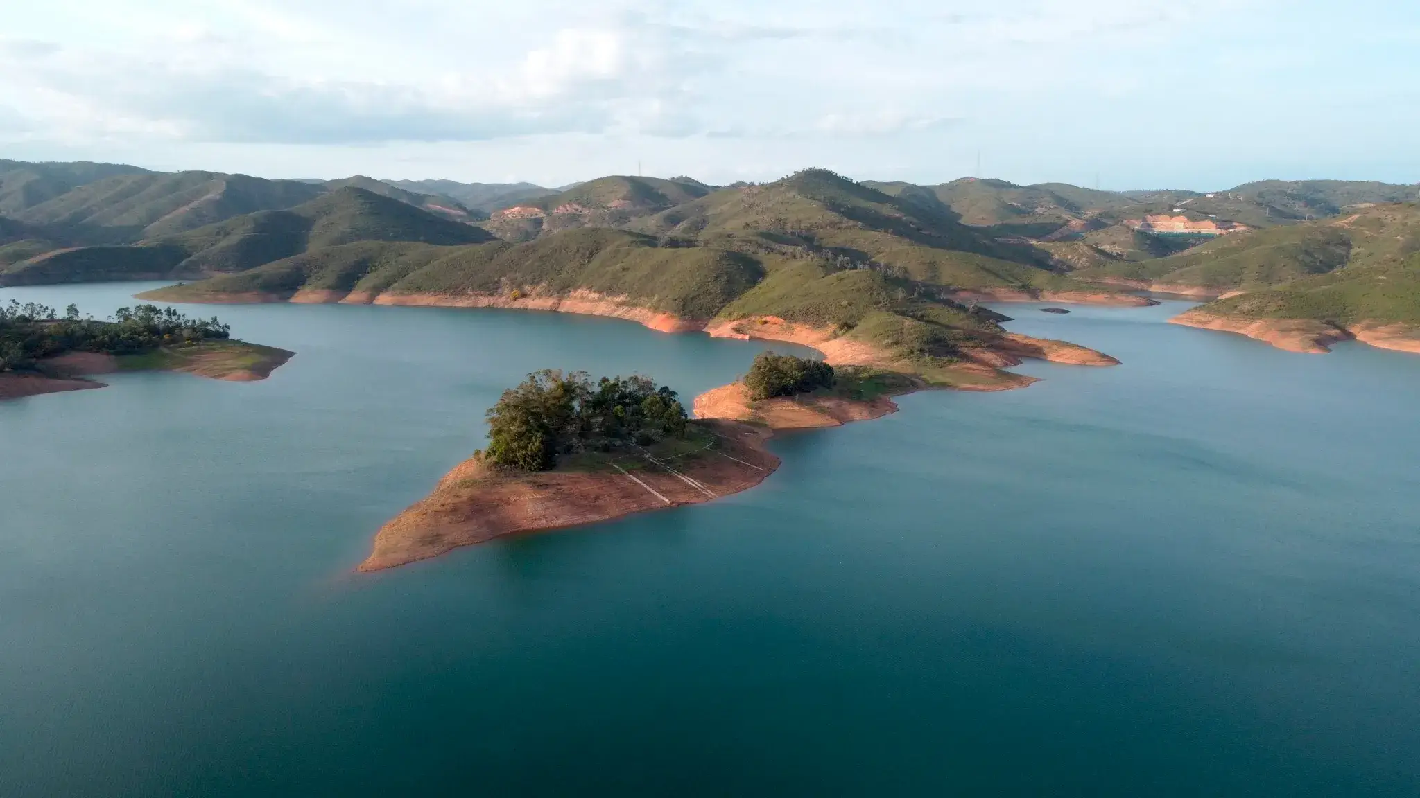 Ocean view from above