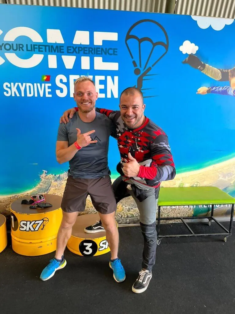 First jump for me and 14k jumps for João