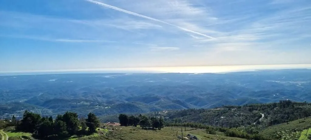 Fóia Mountain panoramic view