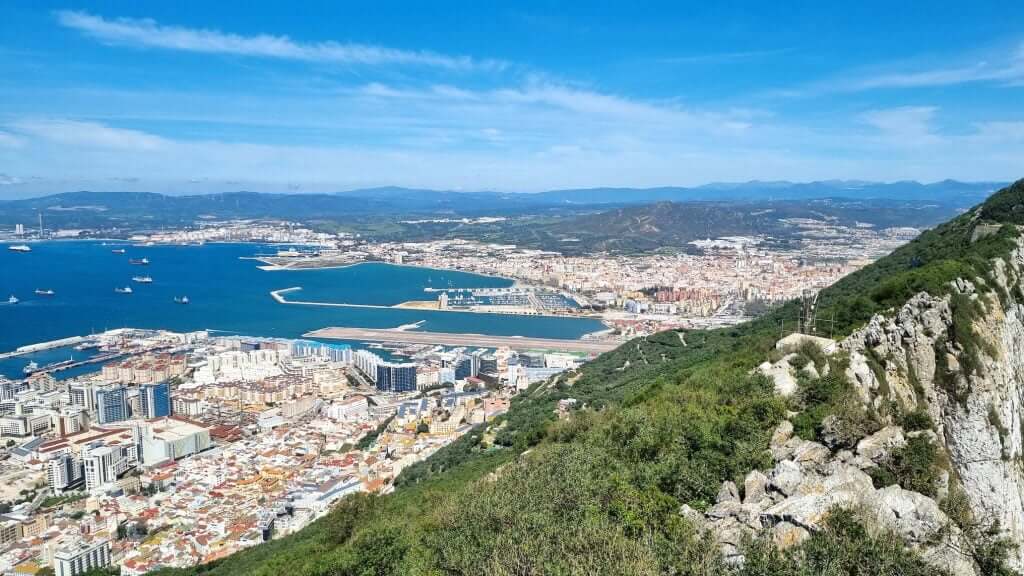 Gibraltar airfield view
