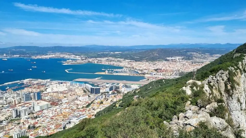 Gibraltar airfield view