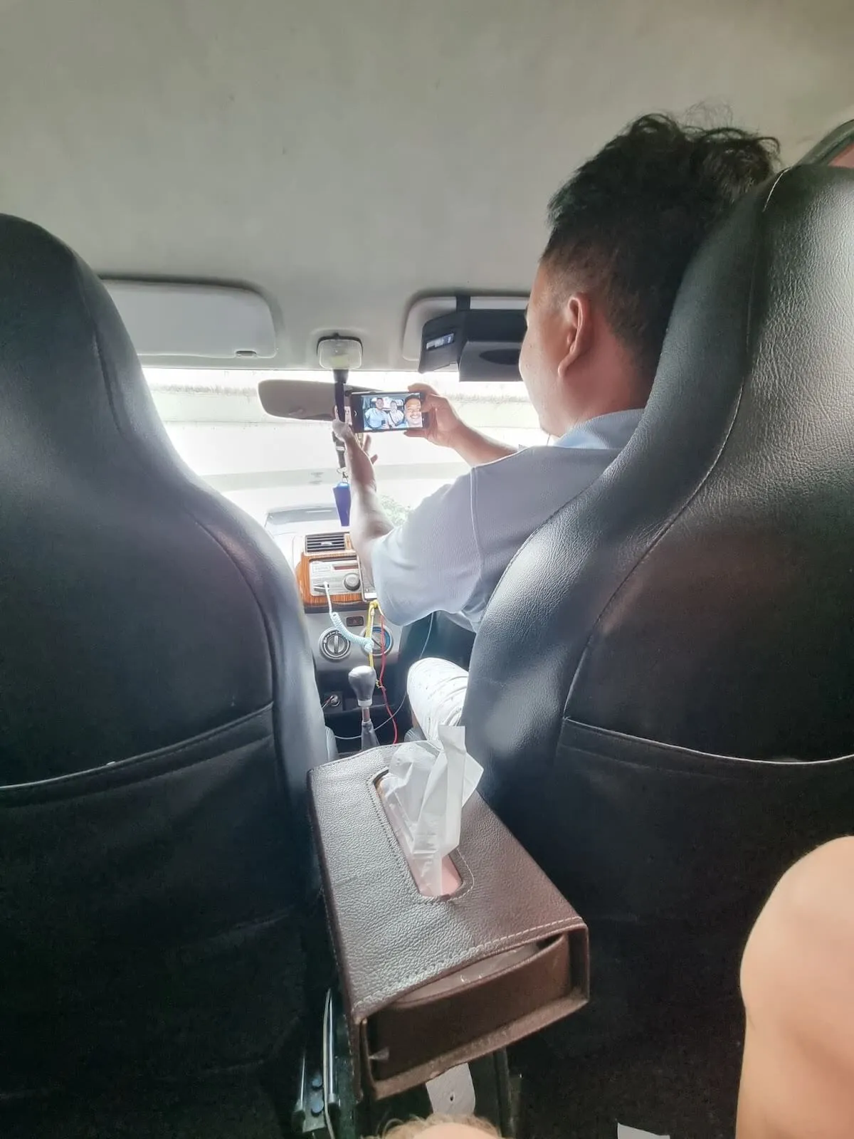 Driving through Jakarta