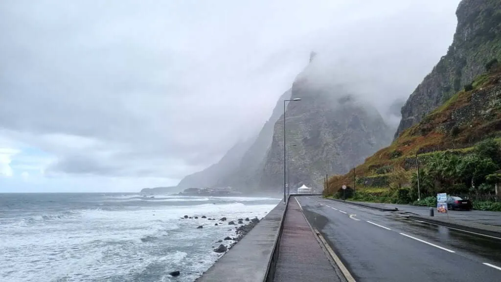 Misty mountains north side