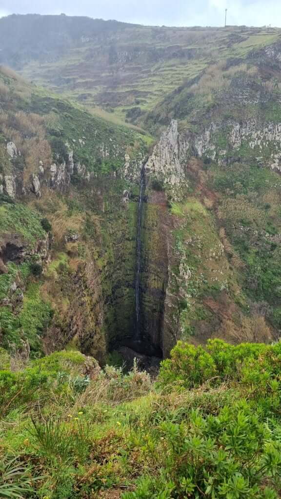 Waterfall in mountains