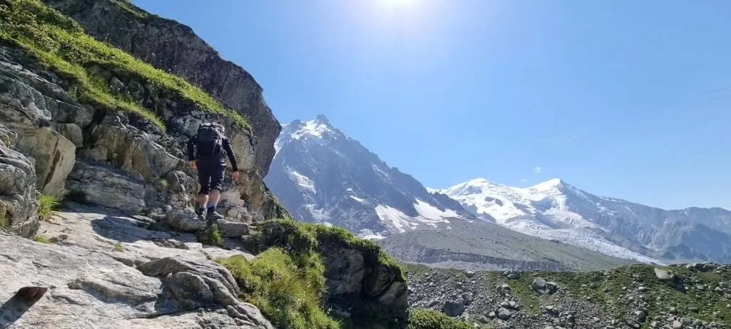 Mont Blanc is the snowy mountain