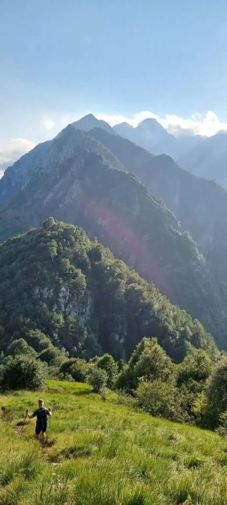 Final view of Monte Sperone