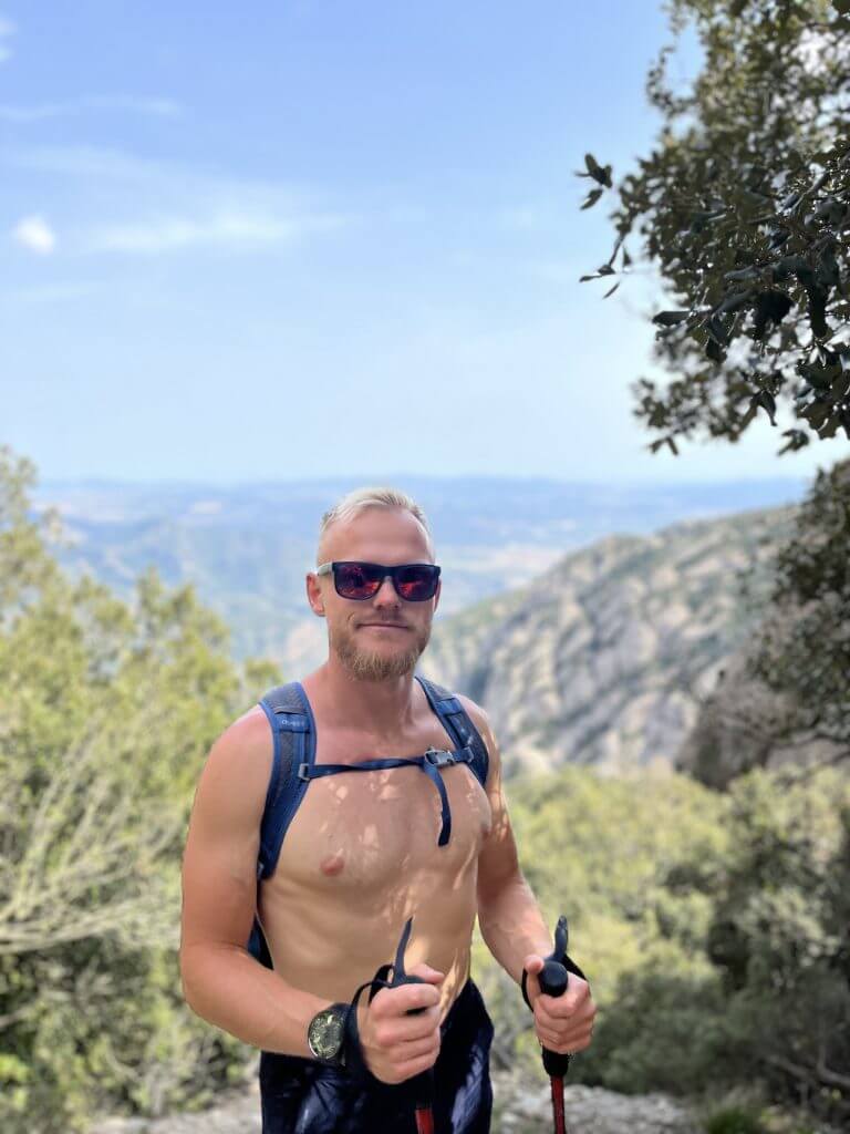 Mountain view from monastery