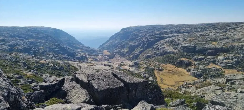 Mountain views on the way back