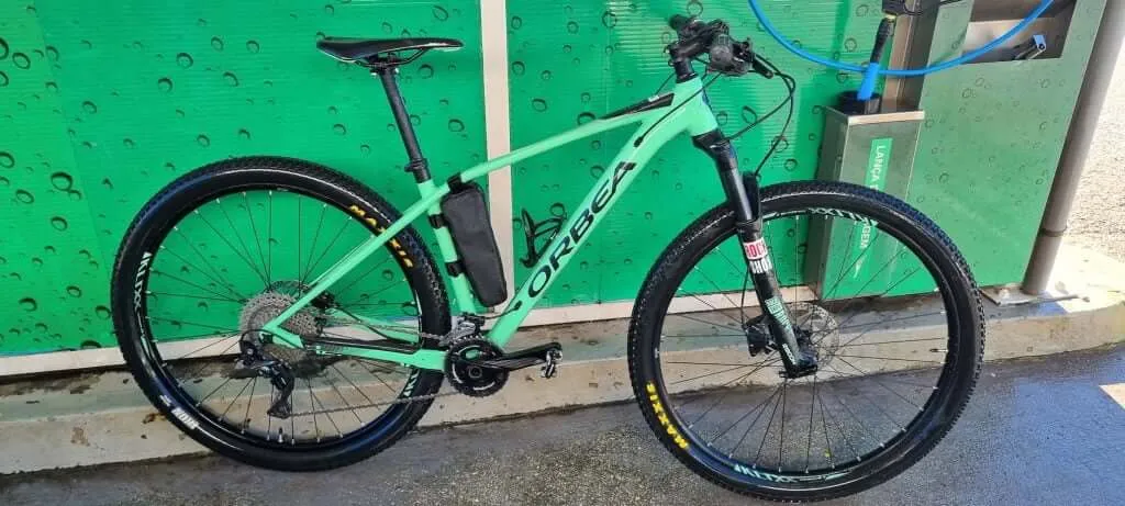 Dirty bike close-up