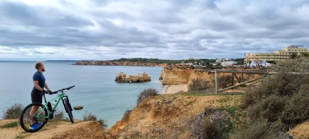 Desert terrain landscape in Algarve