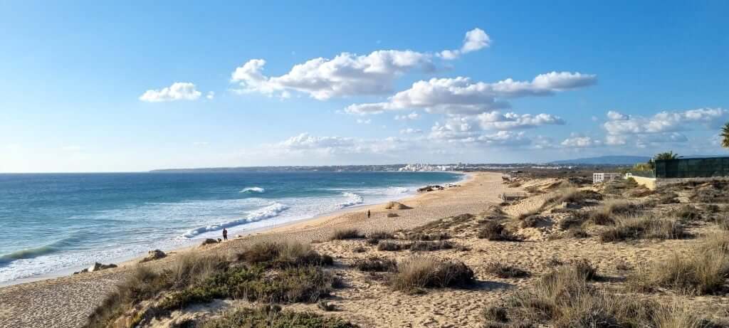 Beach area in Portimao