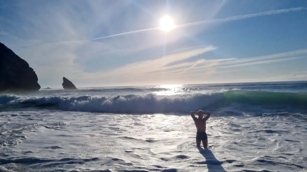 Sunset at the beach