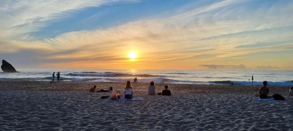 Sunset at the beach